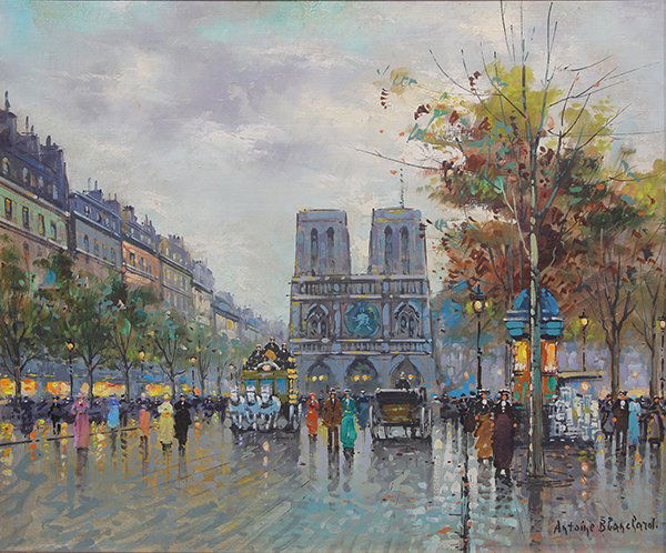 Painting, Antoine Blanchard (1 of 4)