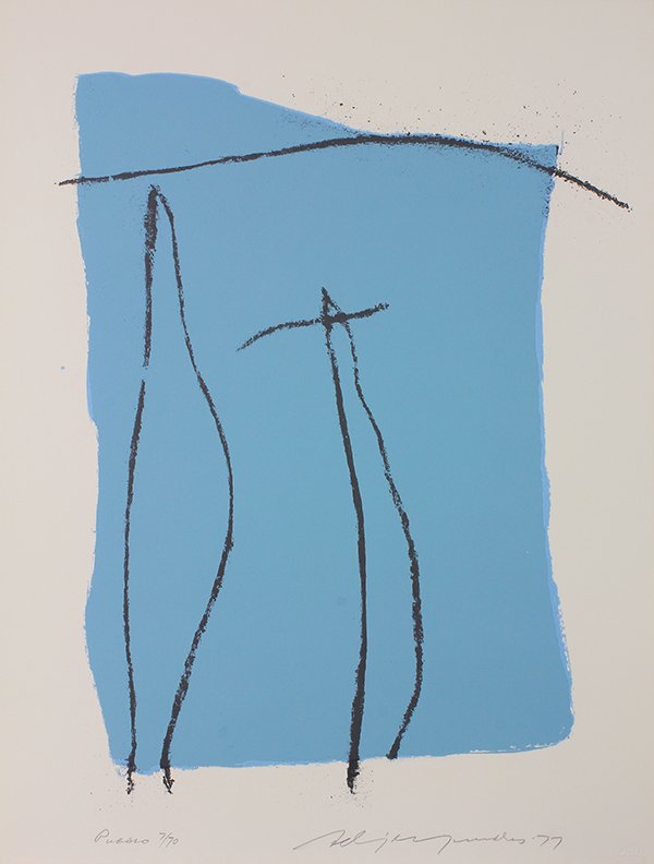 Print, Adja Yunkers, Pueblo (1 of 3)