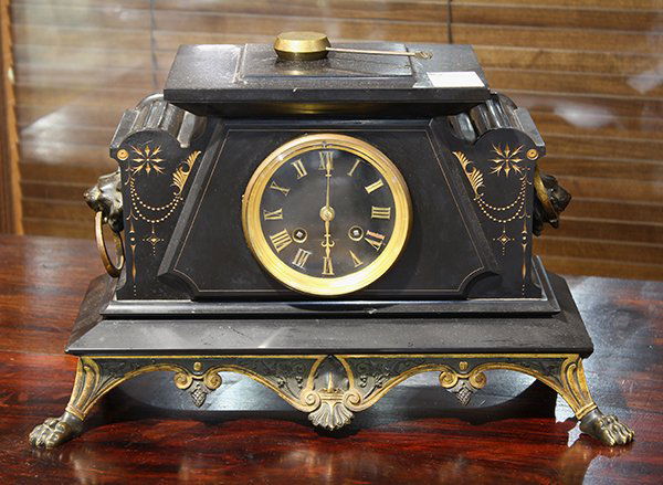 American Aesthetic movement mantle clock (1 of 4)