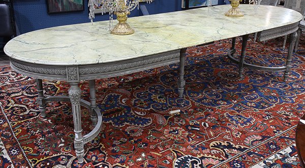 (lot of 11) Italian Neoclassical style dining suite (1 of 10)