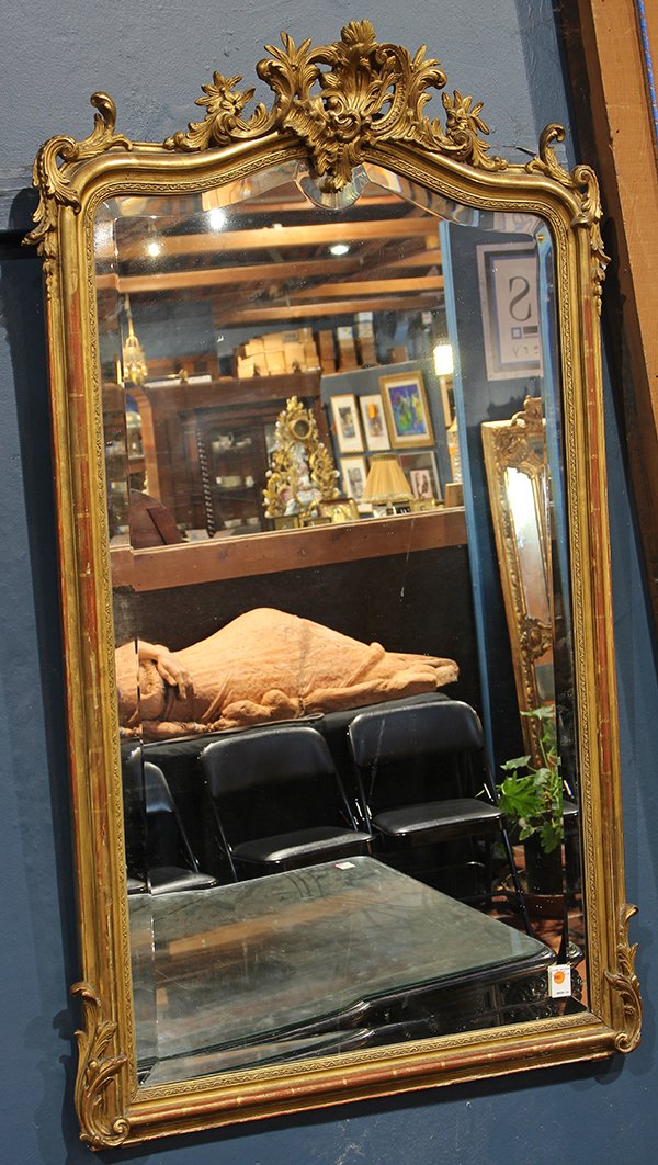 Napoleon III giltwood pier mirror circa 1860 (1 of 1)