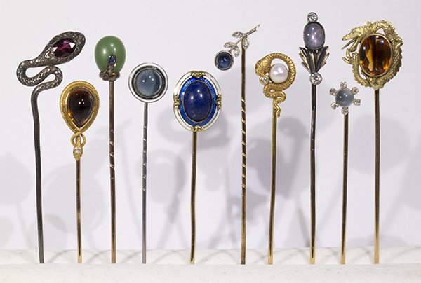 (Lot of 10) Multi-stone, diamond, yellow gold and (1 of 9)