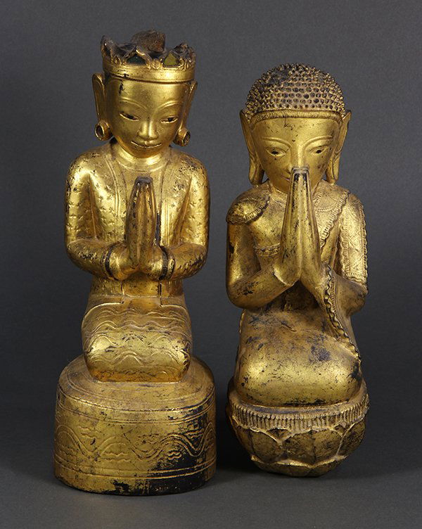 Shan State Gilt Wood Figure (1 of 7)