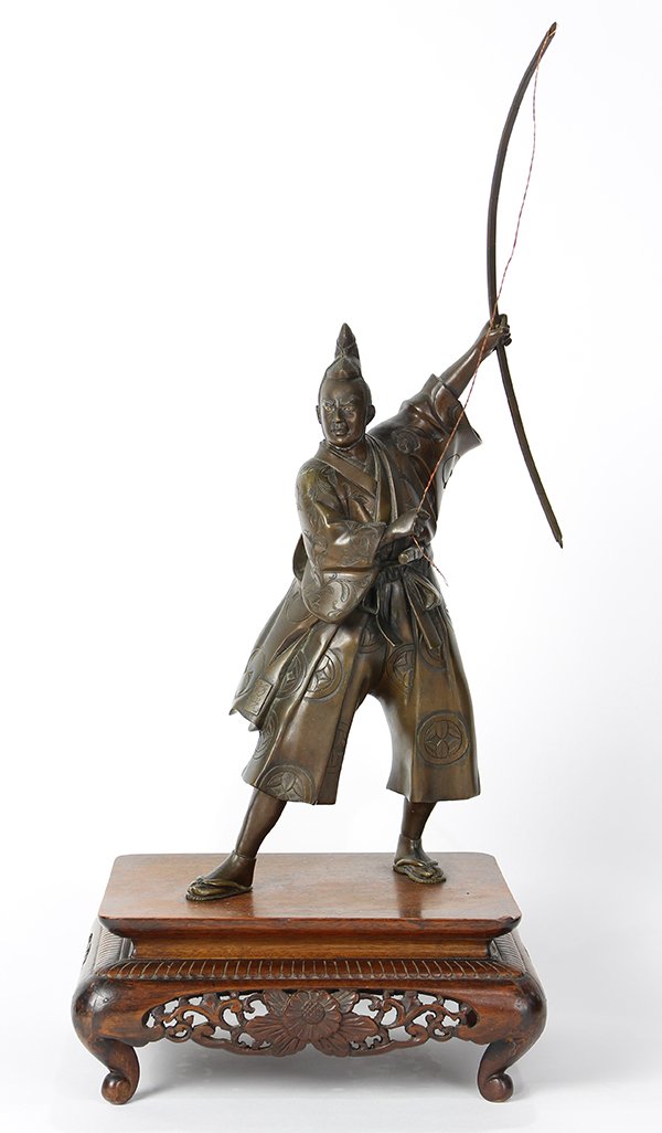 Japanese Bronze Archer (1 of 5)