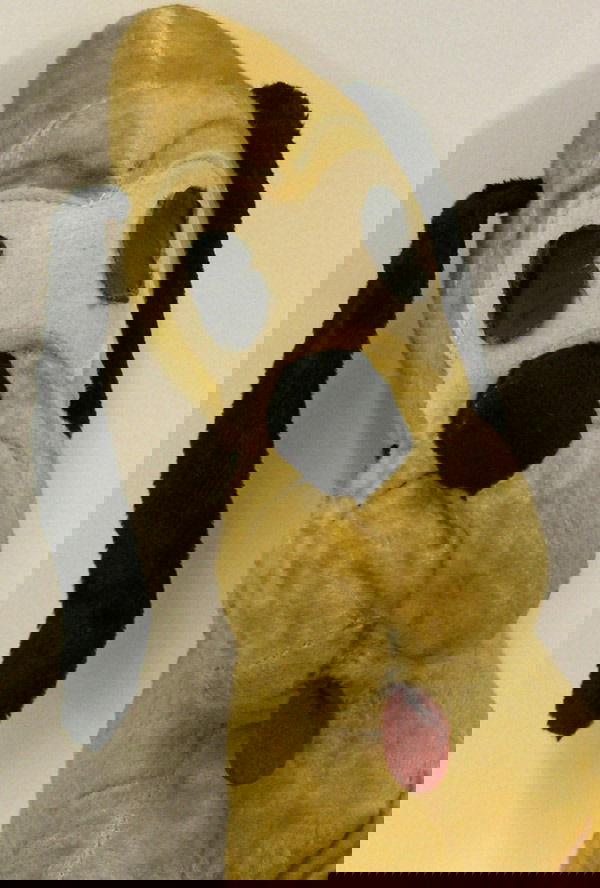 Disney's Pluto plush figure: Disney's Pluto, plush figure, circa 1950, 16''h