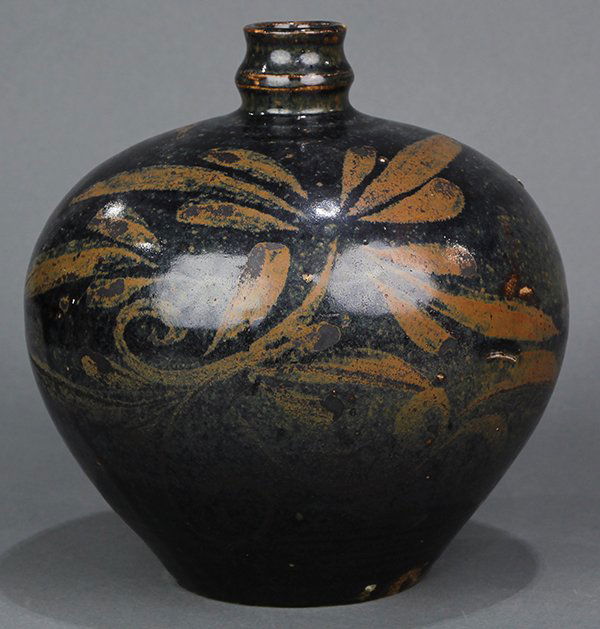 Chinese Cizhou Type Bottle, Jin (1 of 6)