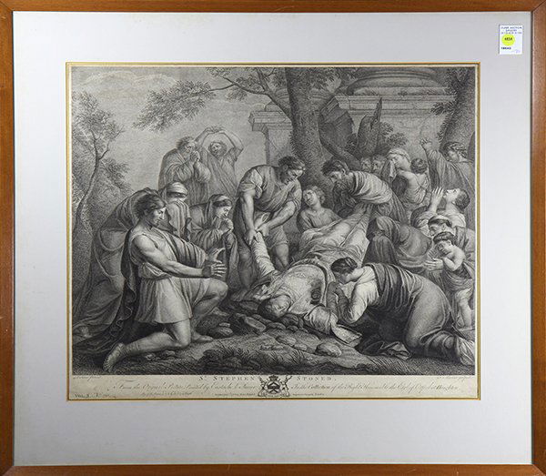 Print, Francois Germain Aliamet, St. Stephen Stoned (1 of 1)