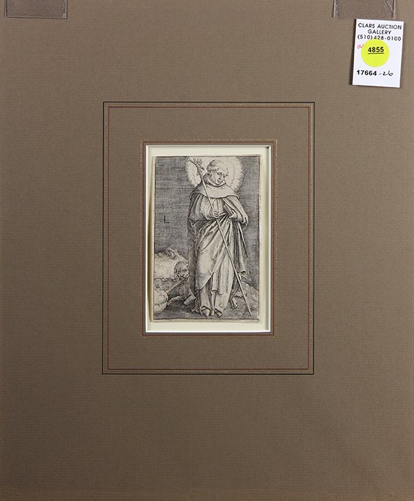 Print, Lucas Van Leyden, St. Dominic (1 of 1)