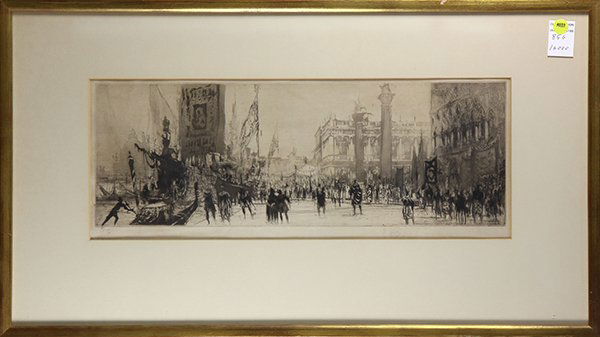 Print, Venetian Procession (1 of 1)
