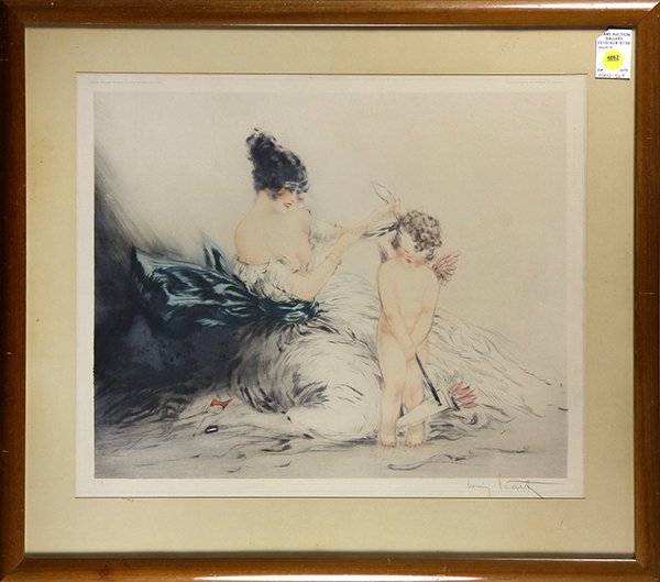 Print, Louis Icart, Blindfold (1 of 1)