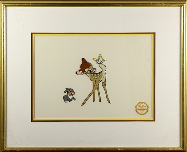 Disney's Bambi and Tinkerbell Sericels (1 of 2)