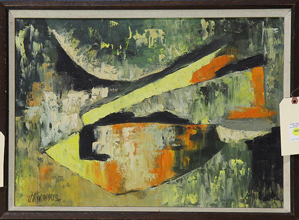 Painting, Yellow and Black Makes Abstract (1 of 1)