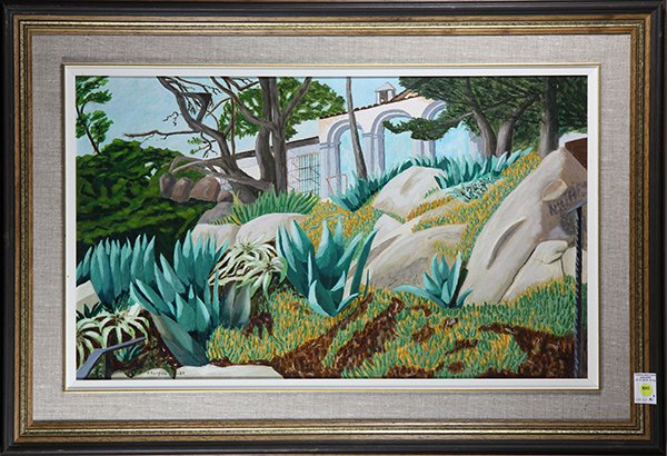 Painting, Garden Behind the Wall (1 of 1)