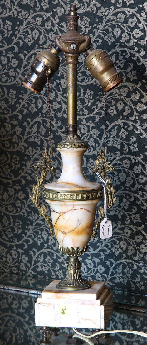 Neo-Classical style ormolou and variegated  marble urn (1 of 1)