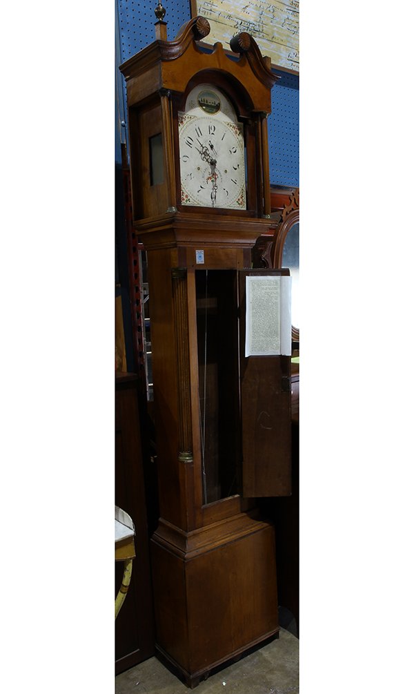 Silas Hoadley, Plymouth, Connecticut tall case clock, (1 of 2)
