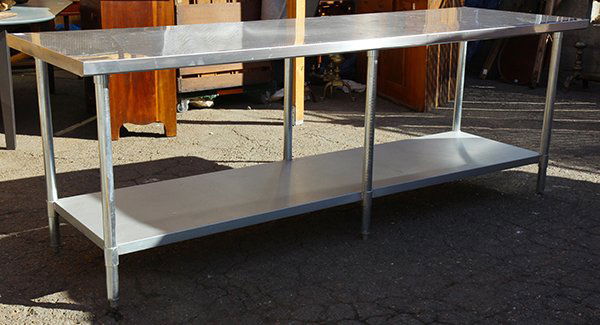 Green World stainless steel kitchen prep table (1 of 1)