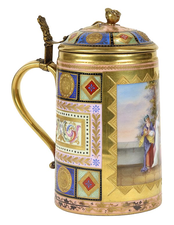 Royal Vienna hand painted stein (1 of 9)