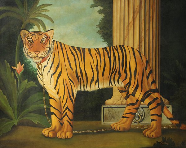 Painting, William Skilling, Tiger (1 of 4)