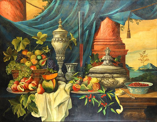 Painting, William E. Skilling, Still Life (1 of 4)