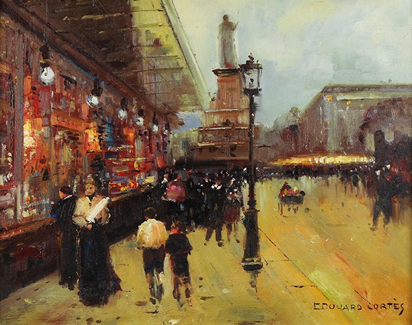 Painting, Edouard Cortes (1 of 3)
