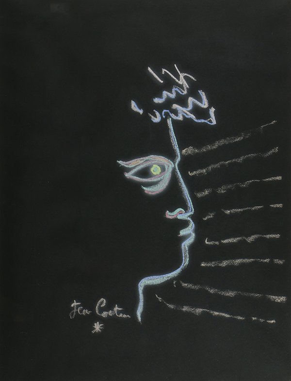 Drawing, Jean Cocteau (1 of 3)