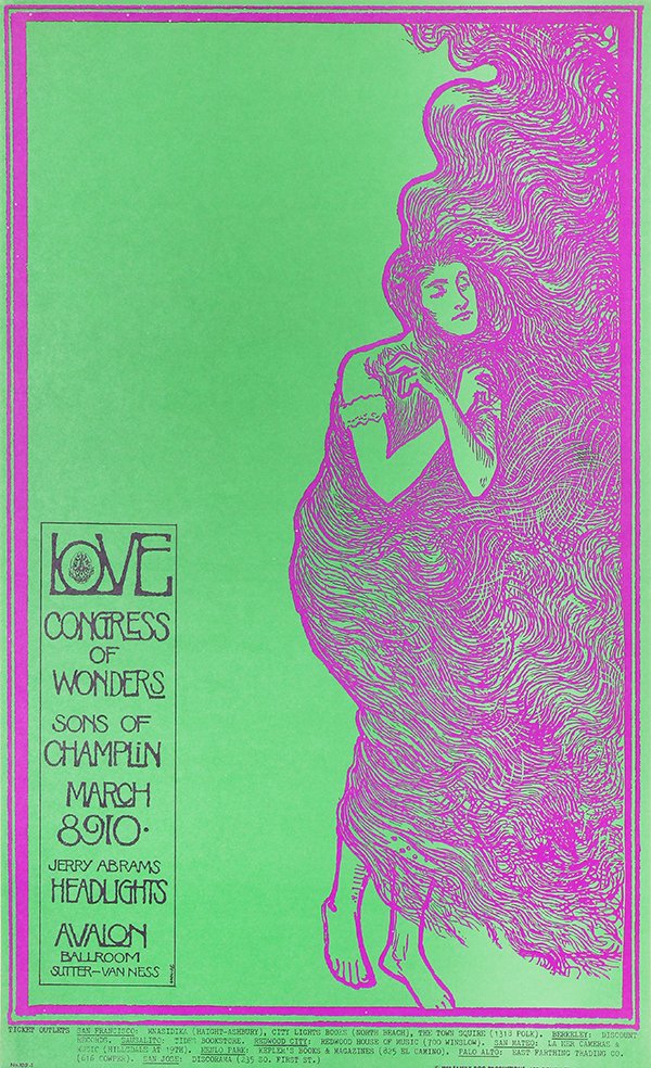 Vintage Rock Posters, FD-103, FD-104, FD-105, FD-106, (1 of 8)