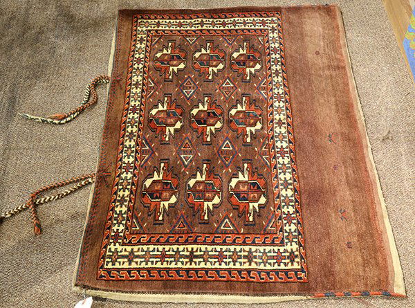 (Lot of 2) Afghan Turkoman bags, 3'9" X 2'4", and 3'2" (1 of 4)