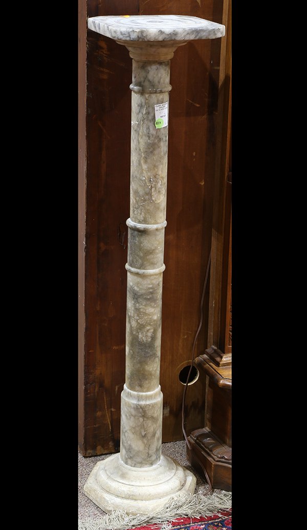 Classical style marble pedestal (1 of 2)