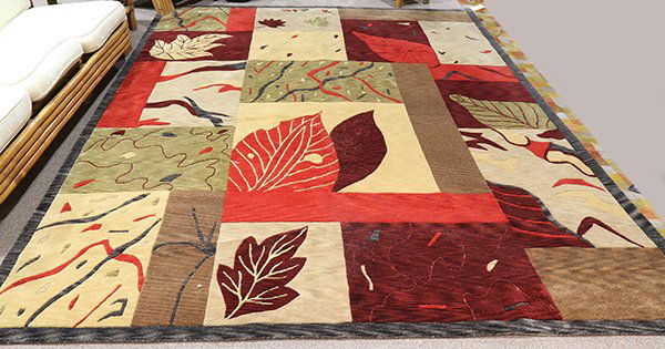 Nepalese modern carpet (1 of 3)