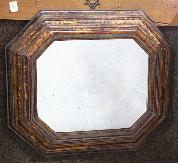 Dutch Baroque style tortoiseshell mirror (1 of 2)