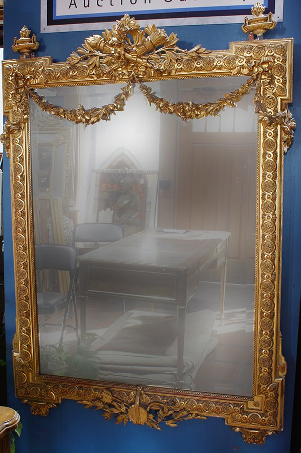 Victorian style gilt mirror (1 of 1)