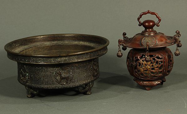 Japanese Bronze Censer, Lantern (1 of 9)