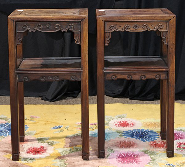 Two Chinese Hardwood Stands (1 of 7)