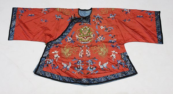 Chinese Woman's Red Robe (Ao) (1 of 4)