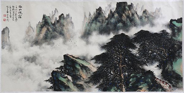 Chinese Painting, Manner Li Xiongcai (1 of 4)