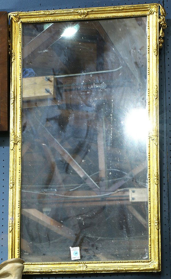 Neoclassical style wall mirror, having a giltwood (1 of 1)