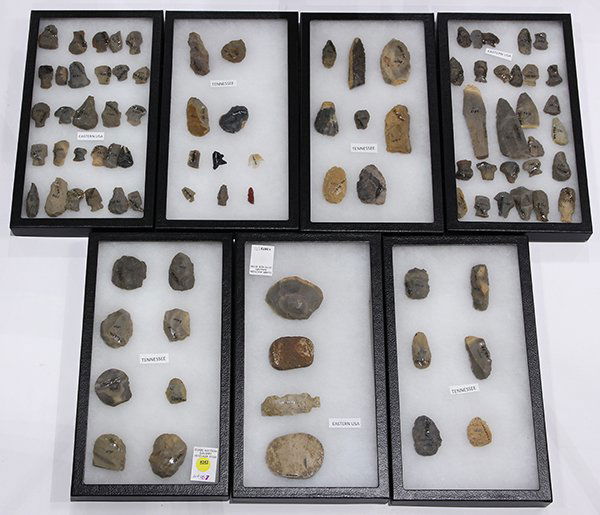 (lot of approximately 20) Riker cases of ancient (1 of 3)