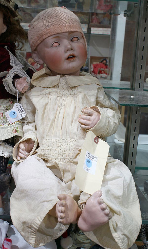 J. D. Kestner Hilda Bisque head baby doll, with swivel (1 of 1)
