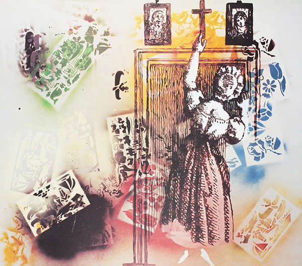 Print, Sigmar Polke: Sigmar Polke (German, 1941-2010), Untitled, 1995, color lithograph, signed and dated lower right, edtion: 50/75, image: 19.75"h x 22.5"w, overall (sheet/unframed): 21.75"h x 29.5"w