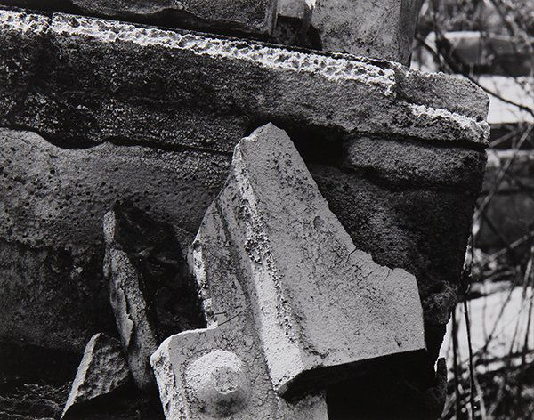 Photograph, Aaron Siskind: Aaron Siskind (American, 1903-1991), "Terracotta 10," 1961, gelatin silver print, 10.5"h x 13.25"w, pencil signed, dated, and titled verso, image: 10.5"h x 13.25"w, sheet: 11"h x 14"w, overall (with m