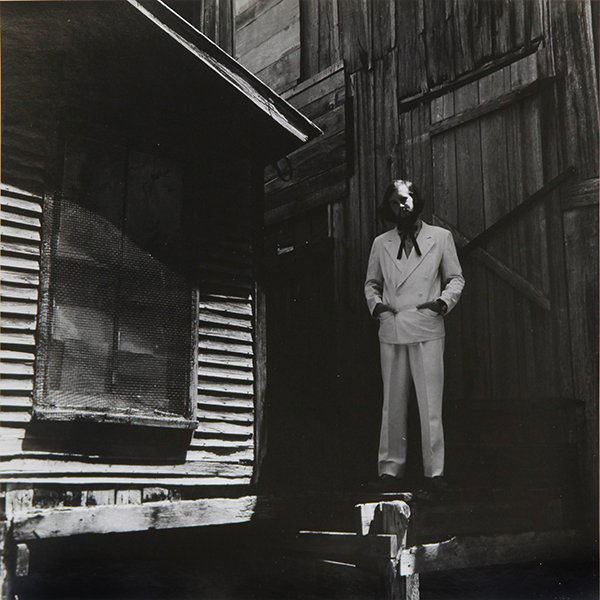 Photograph, Ralph Eugene Meatyard: Ralph Eugene Meatyard (American, 1925-1972), Untitled, gelatin silver print, signed "Madelyn O. Meatyard" verso, image: 7.5"h x 7.75"w, sheet: 8"h x 10", overall (with mat): 20"h x 16"w. Provenance: T