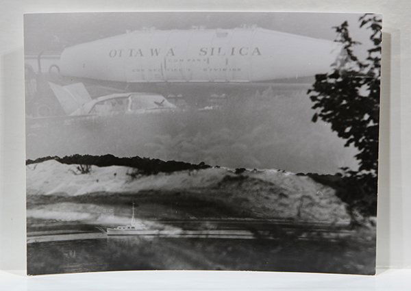 Photograph, Ralph Eugene Meatyard: Ralph Eugene Meatyard (American, 1925-1972), Untitled (Ottawa Silica Co.), 1967, gelatin silver print, signed "Madelyn O. Meatyard" verso, image/sheet: 5.75"h x 7.5"w, artist board: 8"h x 10"w. Proven