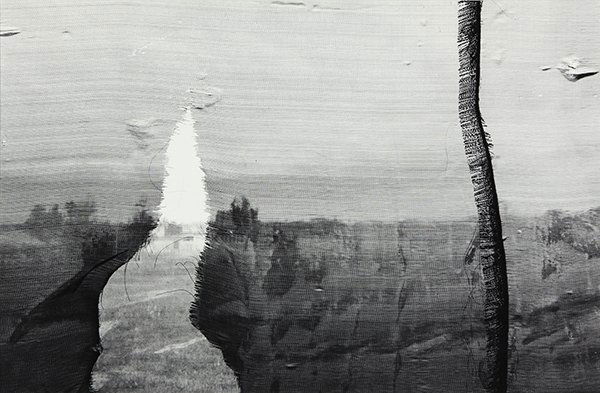 Photograph, Catherine Wagner: Catherine Wagner (American, b. 1948), Untitled (Landscape), 1977, pencil signed lower right, signed and dated verso, image: 7.5"h x 11.25"w, sheet: 11"h x 14"w, overall (with mat): 14"h x 17"w.