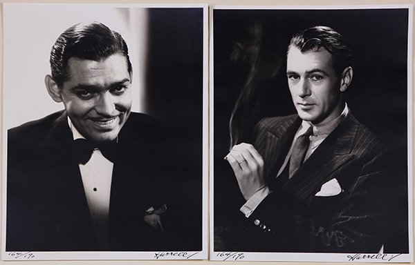 Photographic Portfolio, George Hurrell: George Hurrell (American, 1904-1992). "Portfolio One (1938)," Set of ten (10) gelatin silver prints (reprinted circa 1980), featuring Gary Cooper, Joan Crawford, Betty Davis, Marlene Dietrich, Clark G