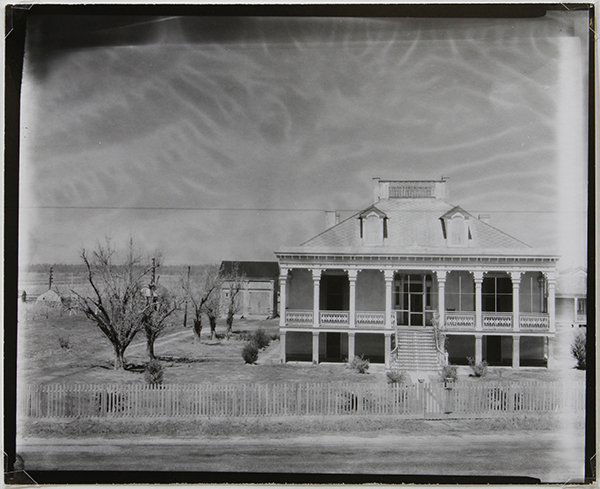 Photograph, Walker Evans: Walker Evans (American, 1903-1975), "Southeastern, U.S.," circa 1935, gelatin silver print, unsigned, artist stamp verso, image: 7.75"h x 9.5"w, sheet: 8"h x 10"w, overall (with mat): 18"h x 14"w. Pro