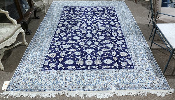 Persian Tabriz carpet, circa 1900, 9'7" x 6'6": Persian Tabriz carpet, circa 1900, 9'7" x 6'6"