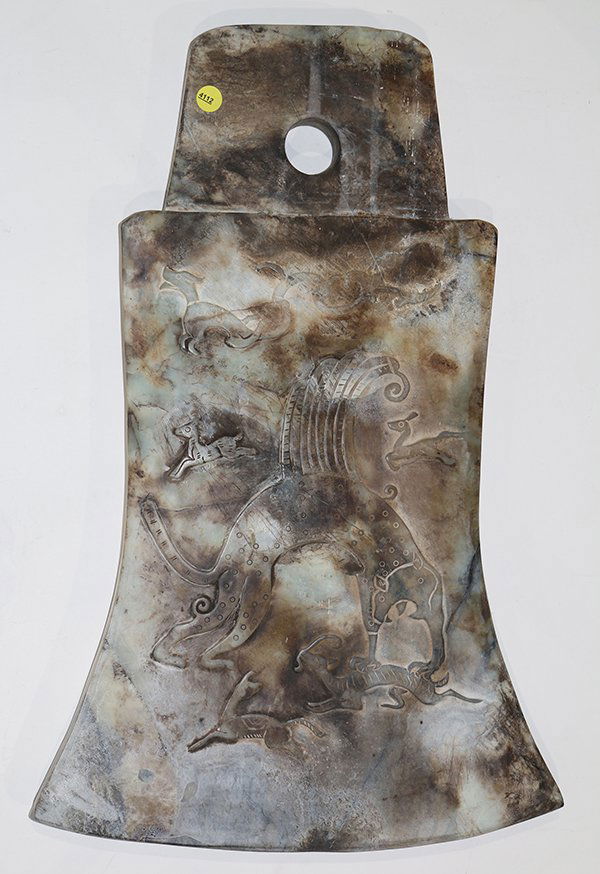 Chinese Stone Ax Blade (1 of 2)