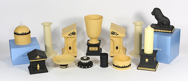 (lot of 12) Wedgwood jasperware table articles (1 of 4)