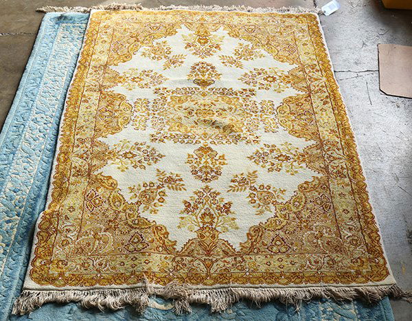 (Lot of 2) Two Pakistani carpets, largest: 4'1" x 6"1' (1 of 6)