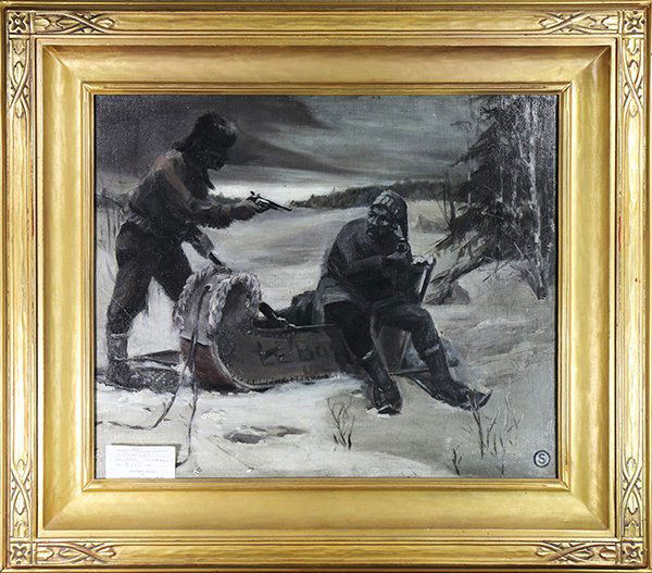 Painting, Winter Trappers (1 of 1)